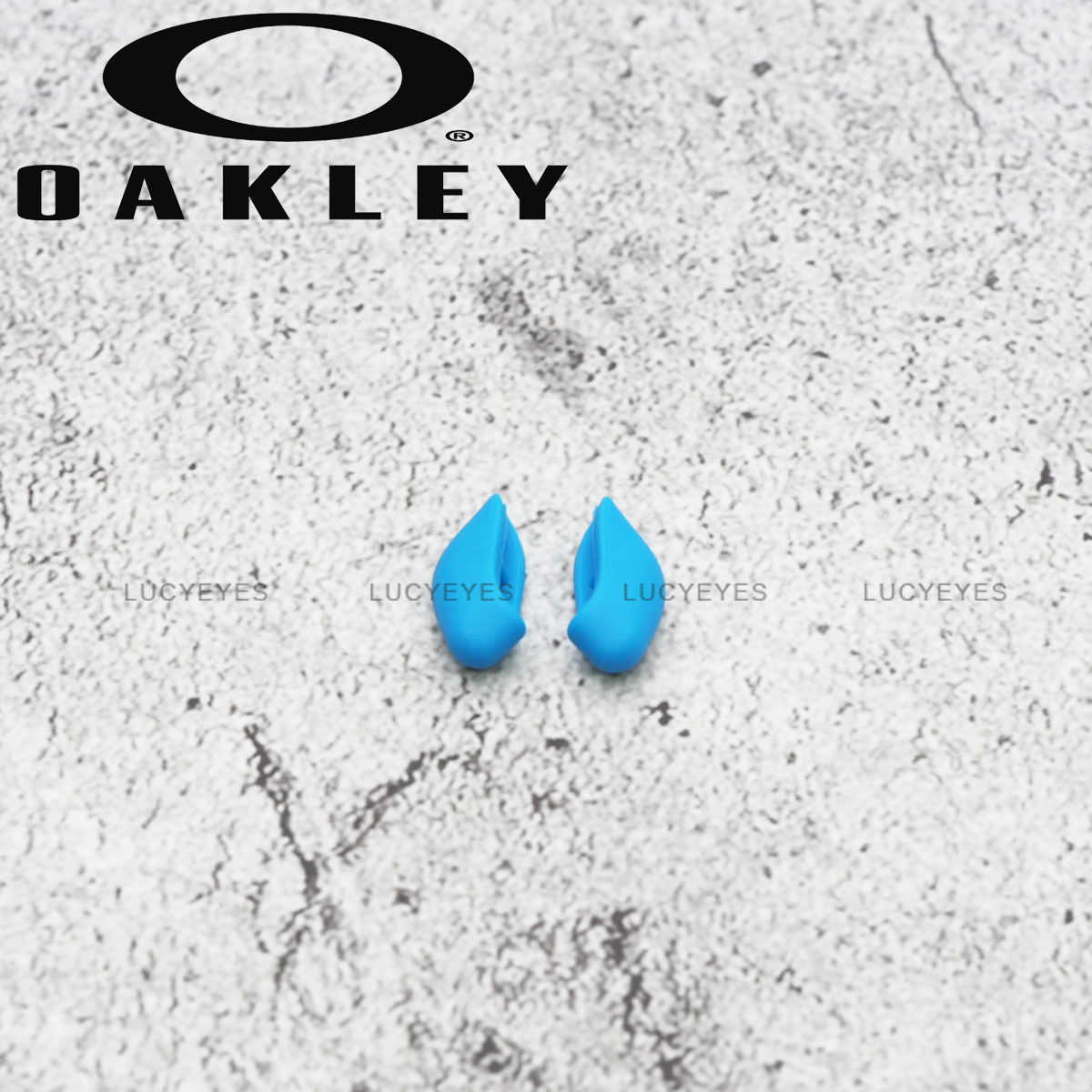 แป้นจมูกแว่น OAKLEY OO9112, FLAK JACKET, OO9153, HALF JACKET 2.0, OO9271 FLAK 2.0, OO9188 (เอเชีย) สีฟ้า