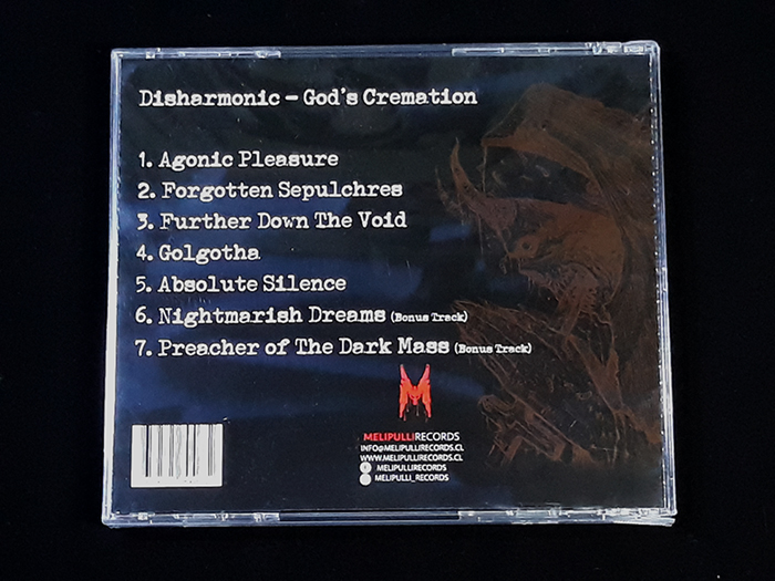 DISHARMONIC ' God's Cremation' CD