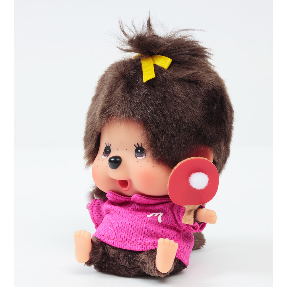 [PRE-ORDER] ตุ๊กตา ม่อนชิชิ นักปิงปอง Size 14 cm ม่อนชิชิจัง Monchhichi Let's Sports Table Tennis Girls นำเข้าจากญี่ปุ่น レッツ！スポーツモンチッチ 卓球 女の子