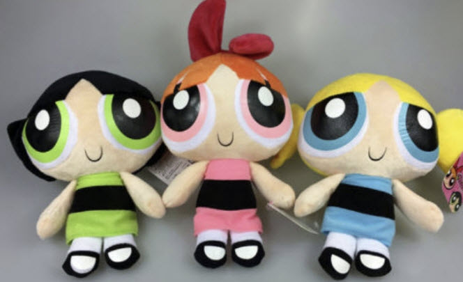 เพาเวอร์พัฟ เกิร์ล (Powerpuff Girls) ชุด 3 ตัว ขนาด 9 นิ้ว