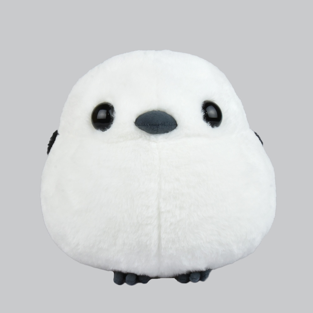 [PRE-ORDER] ตุ๊กตา ชิมะจัง นกชิมะเอะนากะ นกฮอกไกโด บีบหางแล้วปีกขยับได้ Size 22 x 22 x 30 cm นำเข้าจากญี่ปุ่น Fuku-Fuku Shimaenaga Shima-chan ふくふくシマエナガ羽根ぱたぱたJB2シマちゃん 254521