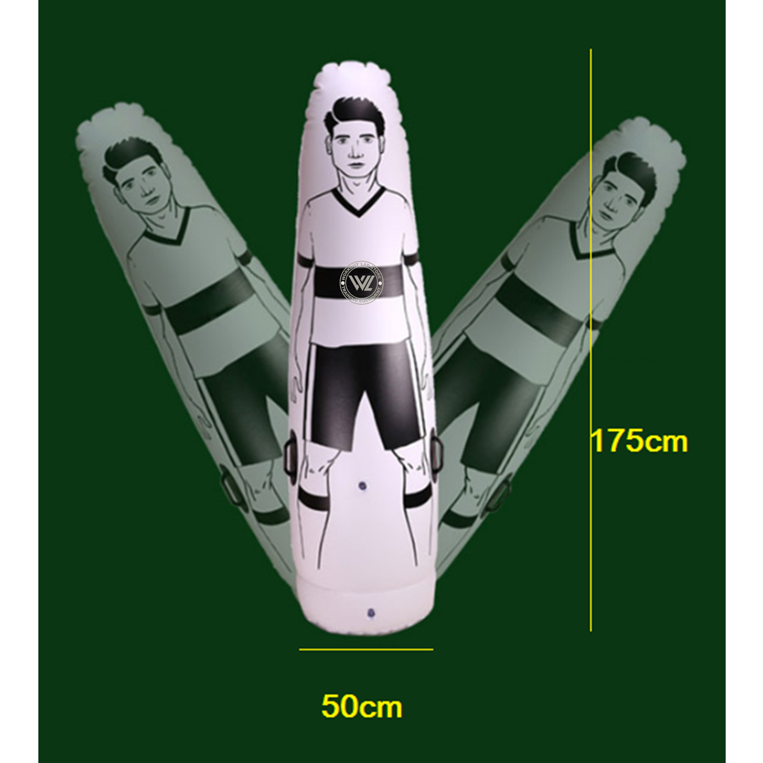 หุ่นกำแพงฟุตบอล SET5ตัว+Pumpลม อย่างหนา