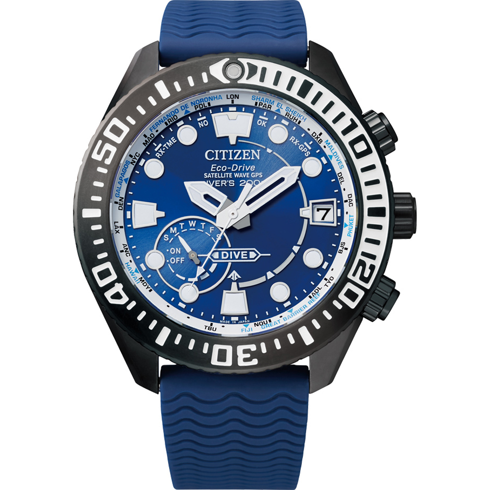 Citizen CC5006-06L นาฬิกาผู้ชาย Eco-Drive Promaster Satellite Wave GPS Divers Made in Japan Men's Watch