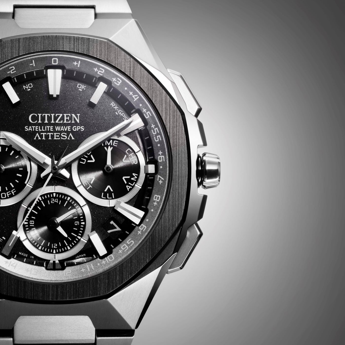 Citizen CC4104-53E นาฬิกาผู้ชาย Attesa Satellite GPS Titanium Eco-Drive Men's Watch