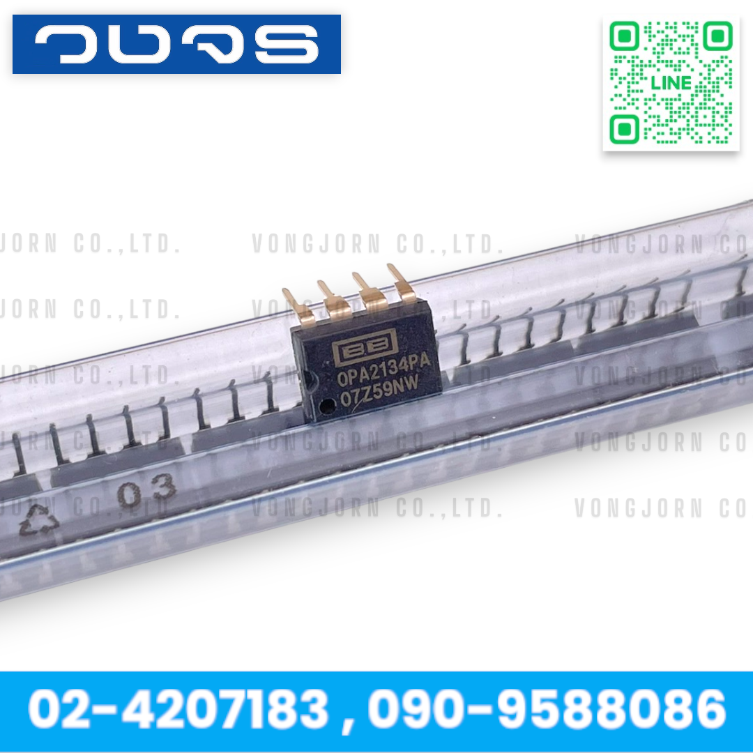 IC OPA2134PA OPA2134 BURR-BROWN ของแท้ High Performance Audio Poerational Amplifiers ไอซี
