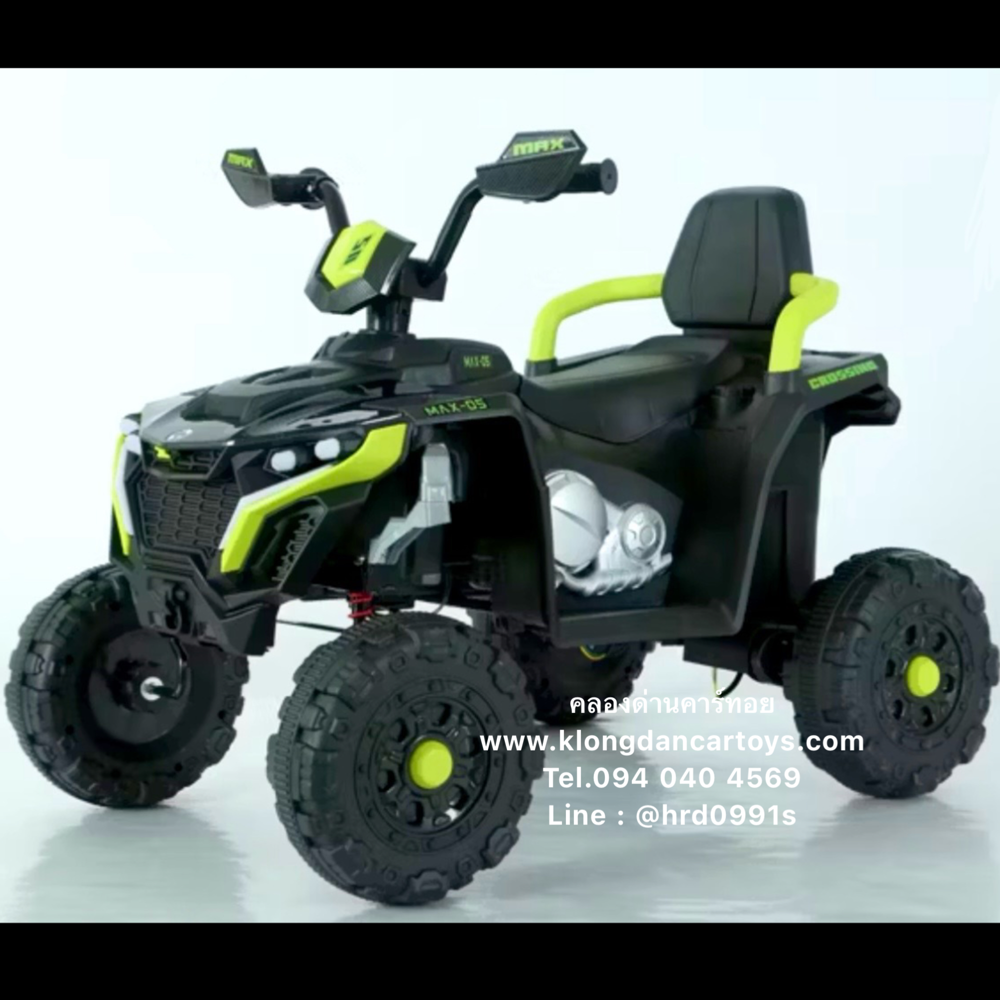 รถเด็กATVแบตเตอรี่💥มีรีโมท ใช้มือถือบังคับได้💥(ออกตัวสมูท, 2มอเตอร์ แบต12V4.5a, เล่นบูลทูธ usb mp3, มีโช้ค) รับน้ำหนัก50KG