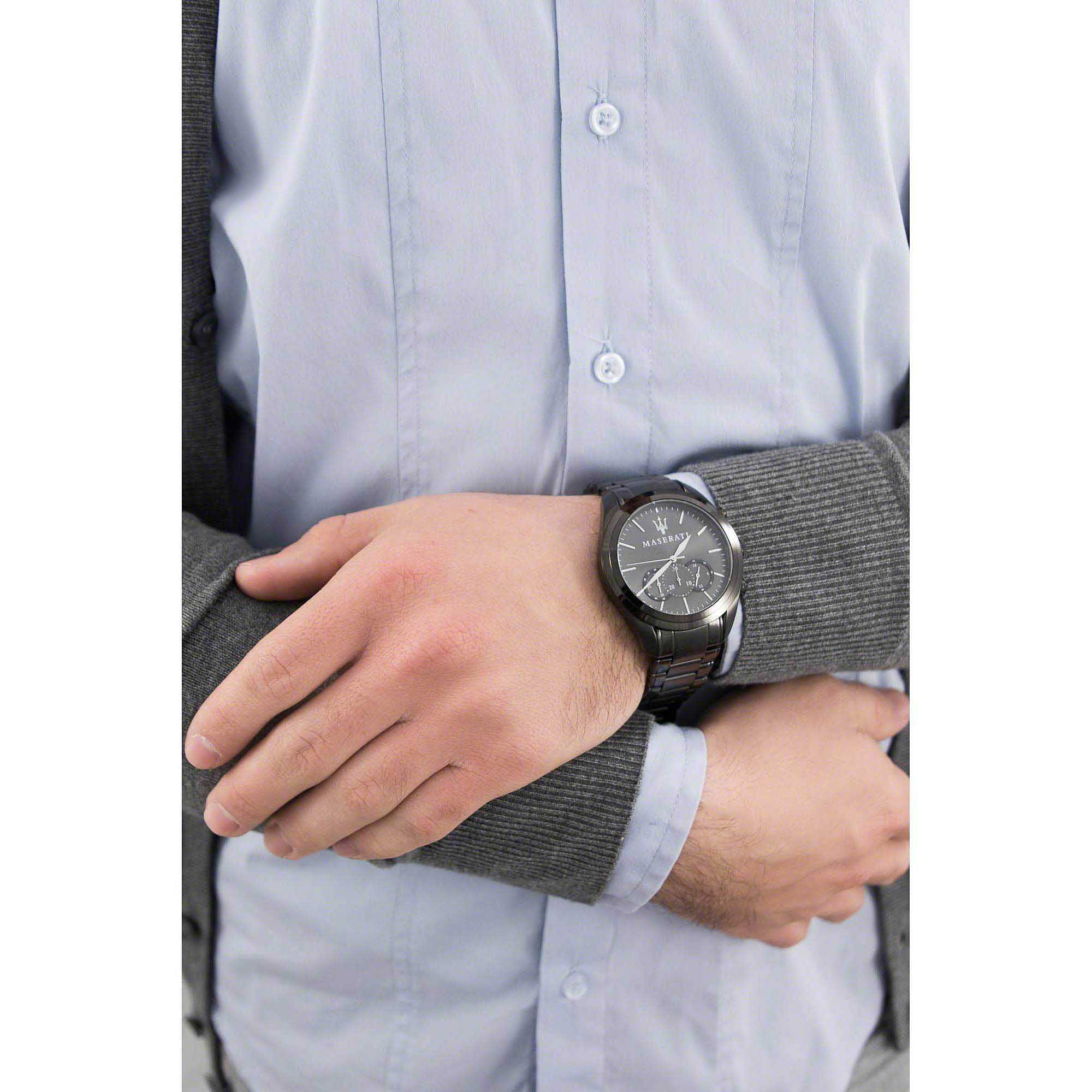 Maserati R8873612002 นาฬิกาผู้ชาย Maserati รุ่น R8873612002 Traguardo Chronograph Men's Watch