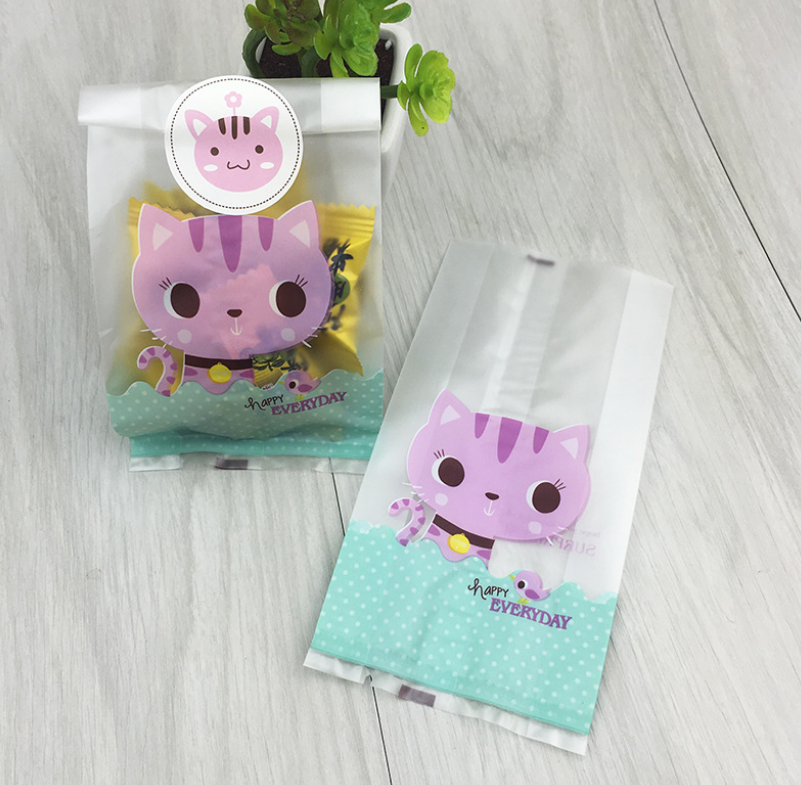 สติ๊กเกอร์ปิดถุงขนม ถุงคุ๊กกี้ ขนาดดวงละ 3.5 ซม. แพ็คละ 96 ดวง