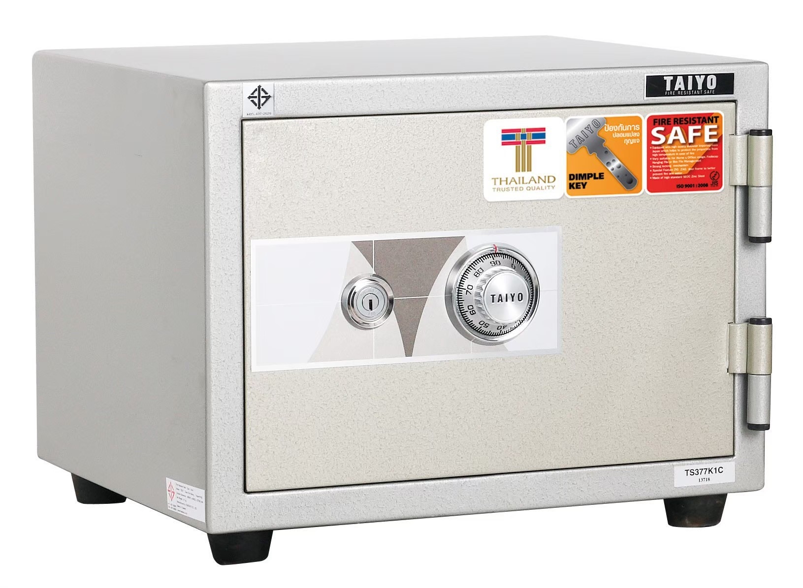 ตู้เซฟนิรภัย THAIYO TS 377 K1C 51กก.
