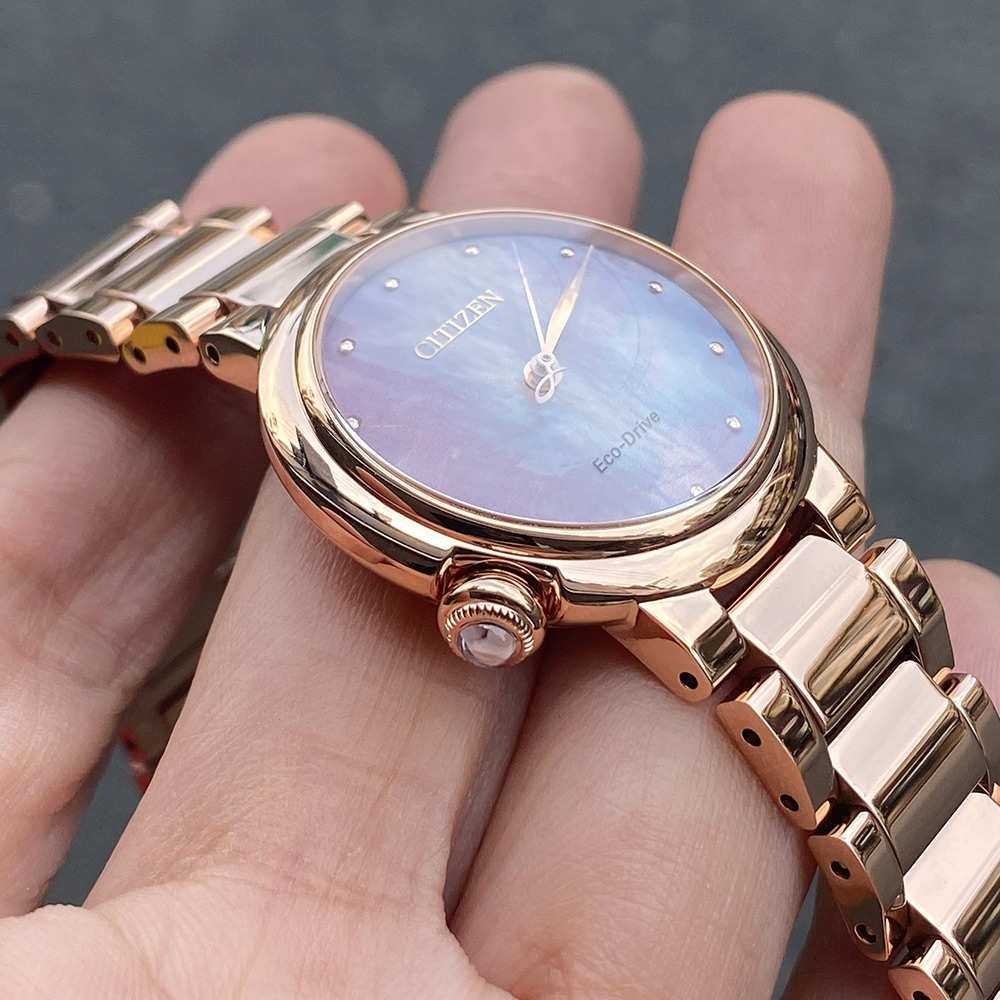 Citizen EM0917-81Y นาฬิกาผู้หญิง Eco-Drive Citizen L Rose Gold Women's Watch