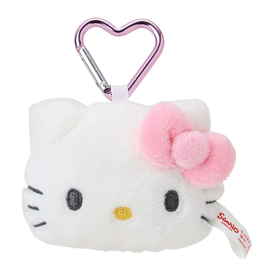 [PRE-ORDER] พวงกุญแจ คิตตี้ ข้อรูปหัวใจ I Love Hello Kitty Face Keychain サンリオ フェイス形マスコットホルダー ハローキティ ピンク 087220