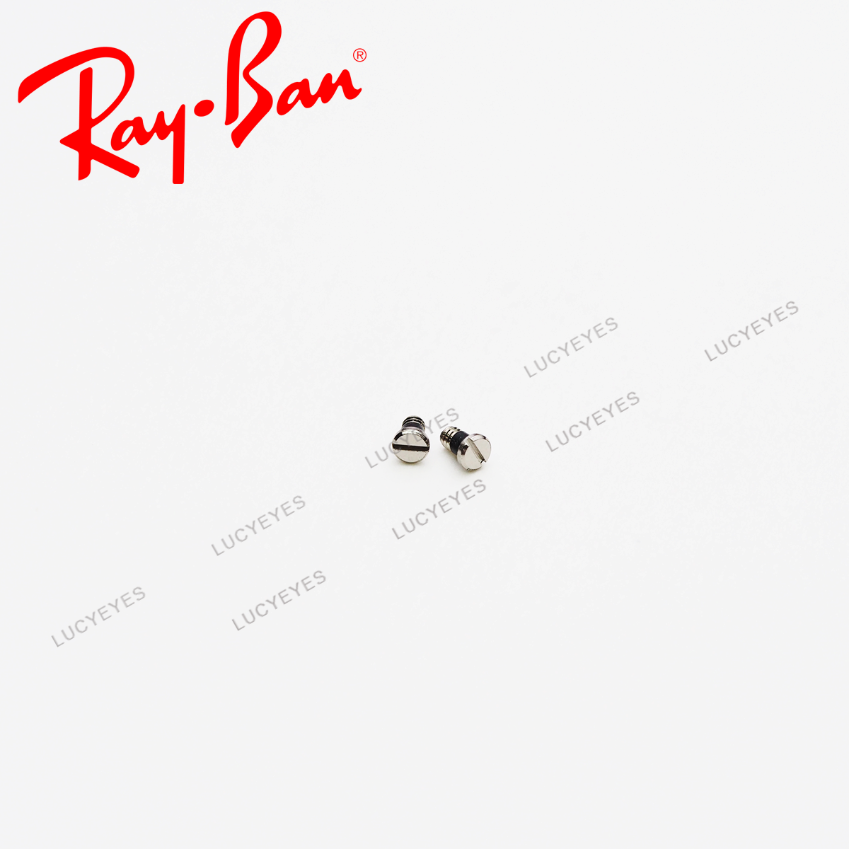 น๊อตแว่น RAYBAN แท้ 100% RX7138D สีเงิน