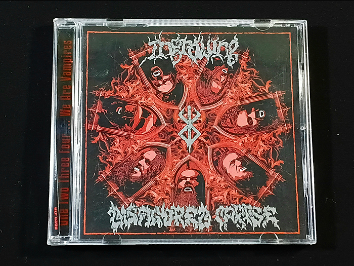 INGROWING / DISFIGURED CORPSE 'One Two Three Four We Are Vampires' Split CD