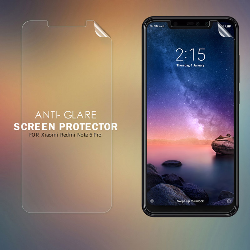 ฟิล์มกันรอยแบบด้าน Nillkin Matte สำหรับ Xiaomi Redmi Note 6 Pro