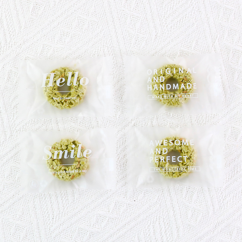 ถุงซีล ใส่ขนม คุกกี้ ลูกอม ขนาด 5.5x8.5 ซม.จำนวน 97-100 ใบ/แพ็ค (ชุดที่ 4/4)