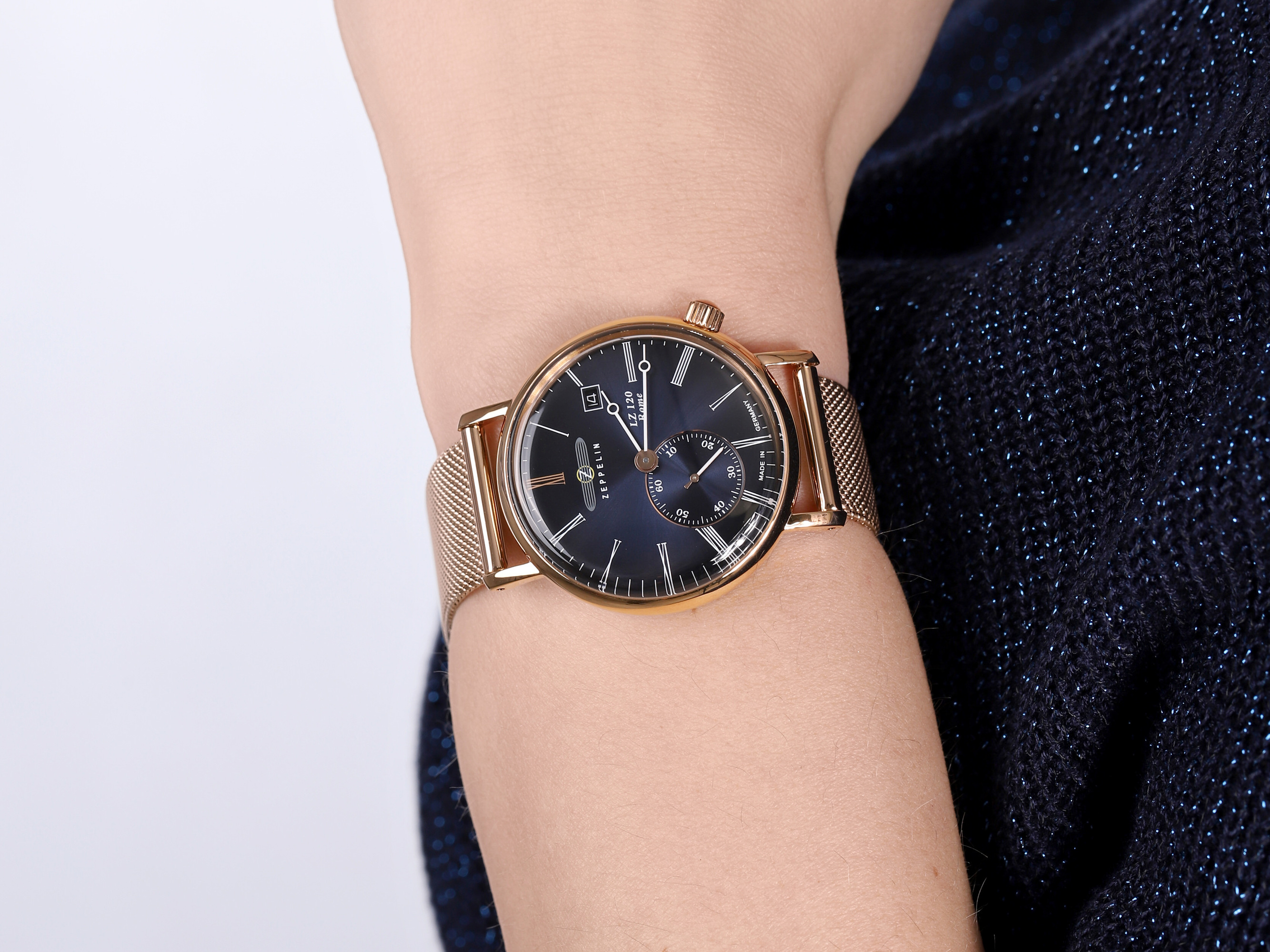 Zeppelin 7137M-3 นาฬิกาผู้หญิง LZ120 Rome Women's Watch