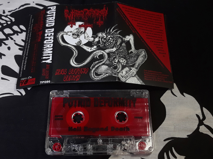PUTRID DEFORMITY ‘Hell Beyond Death’ Tape.