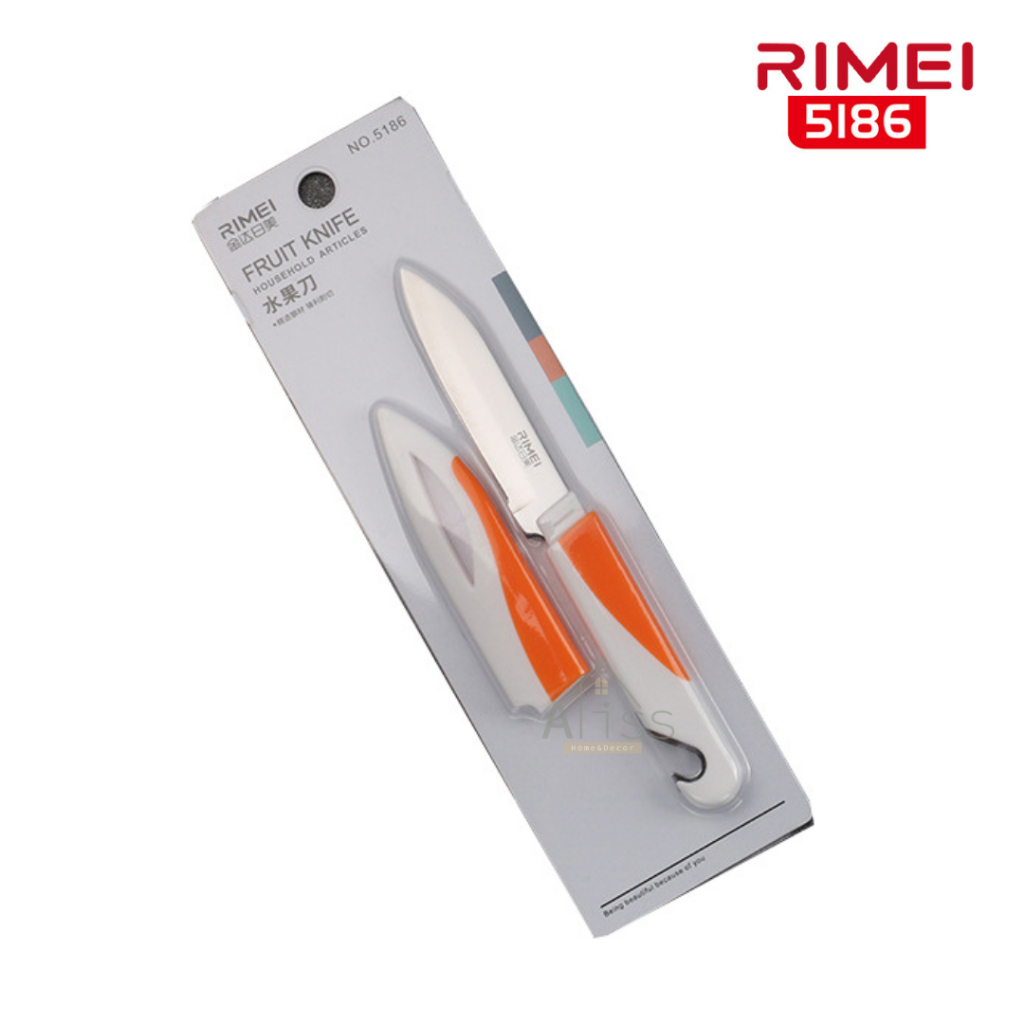 มีดปอกผลไม้ รุ่นRM5186 Jinda RIMEI มีดปอกผลไม้สแตนเลส มีดหั่นผัก