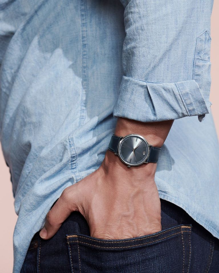 Movado 0607400 นาฬิกาผู้ชาย Ultra Slim Quartz Men's Watch