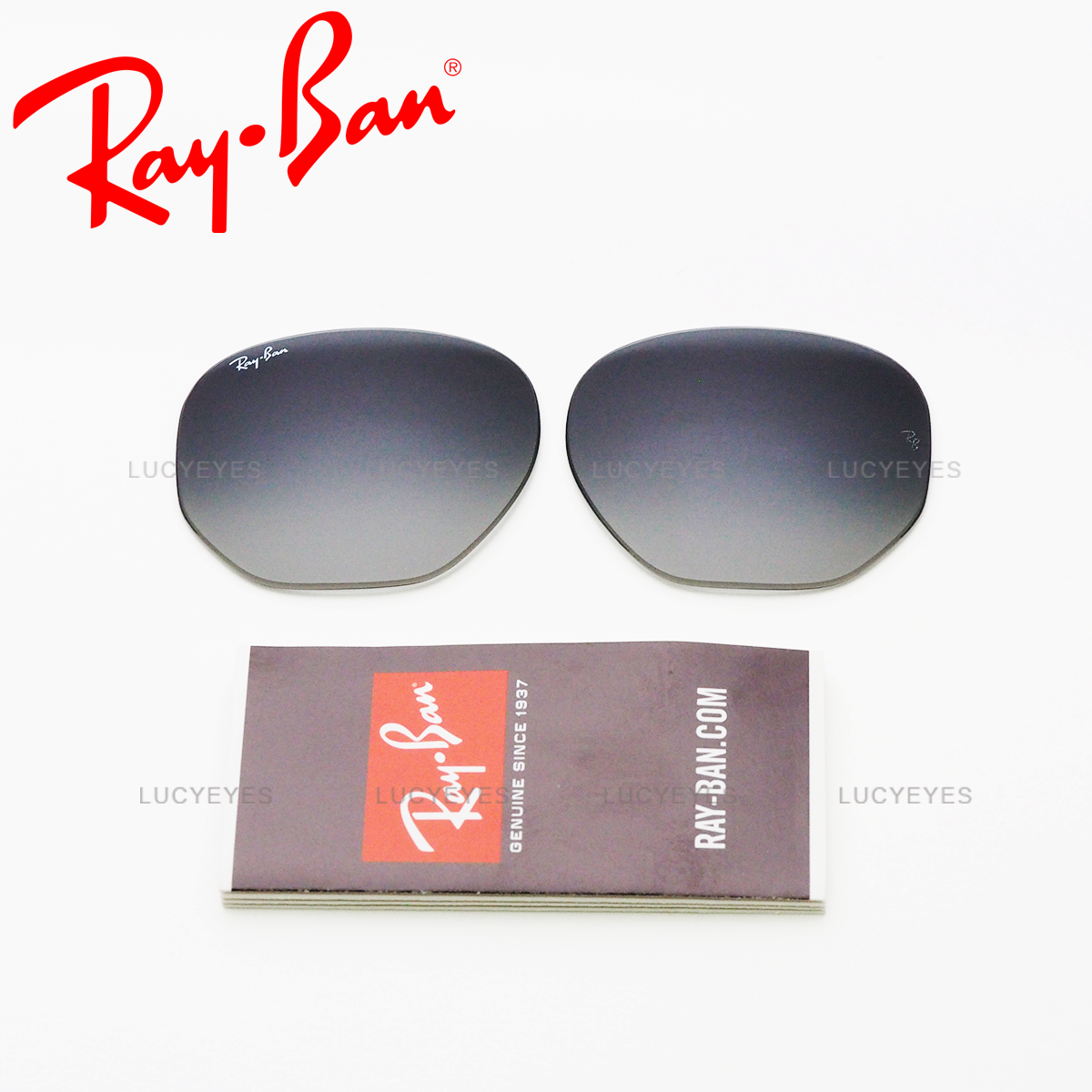 เลนส์ RAYBAN แท้ 100% RB3648 002/71, THE MARSHAL เลนส์สีเทาไล่สี
