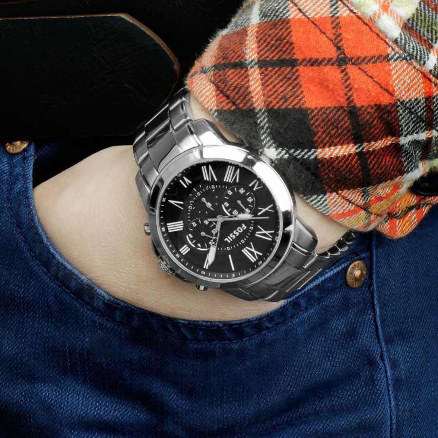 Fossil FS4736 นาฬิกาผู้ชาย Chronograph Quartz Men's Watch