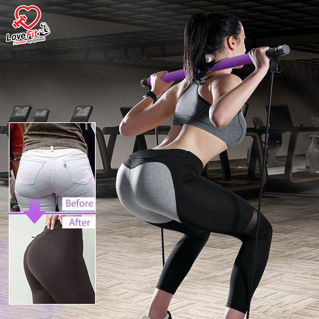 พิลาทิสบาร์ pilates bar เครื่องออกกำลังกายสำหรับผู้หญิง แถมฟรี DVDสอนเล่น