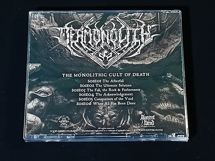 DEAMONOLITH ' The Monolithic Cult of Death' CD