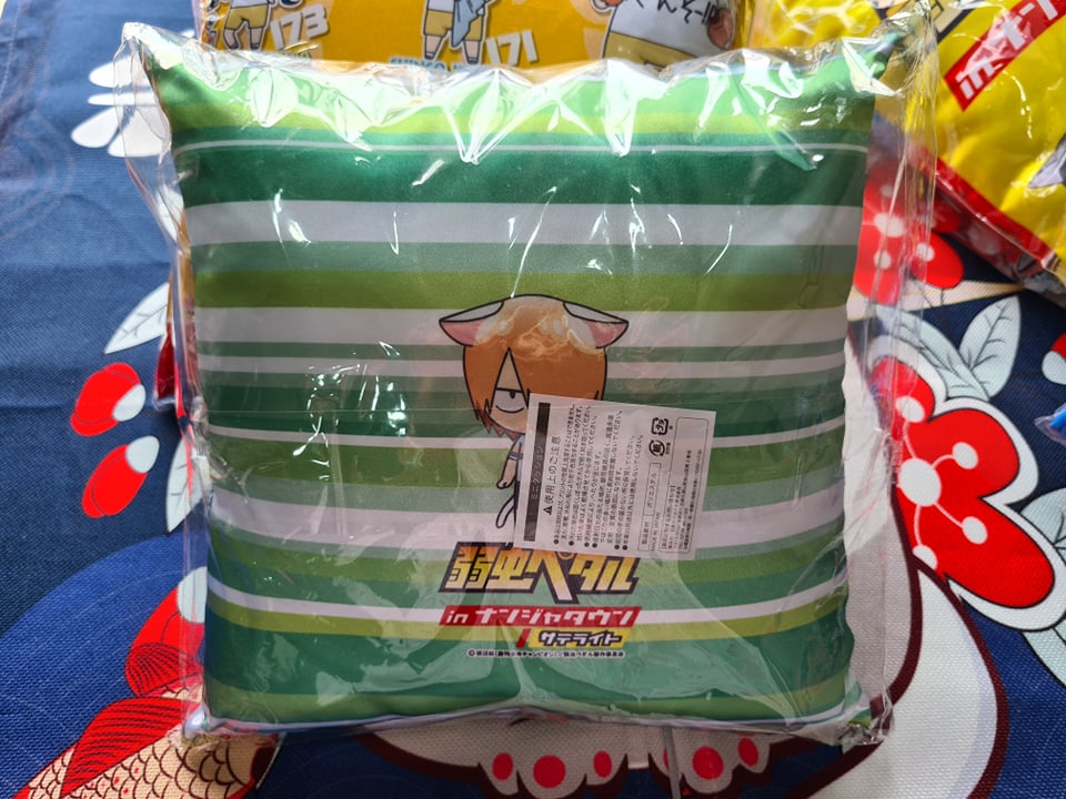 [พร้อมส่ง] หมอนอนิเมะ โอตาคุน่องเหล็ก โอตาคุปั่นสะท้านโลก ขนาด 28 x 28 cm นำเข้าจากญี่ปุ่น Yawamushi Pedal Anime Cushion GRANDE ROAD 弱虫ペダル