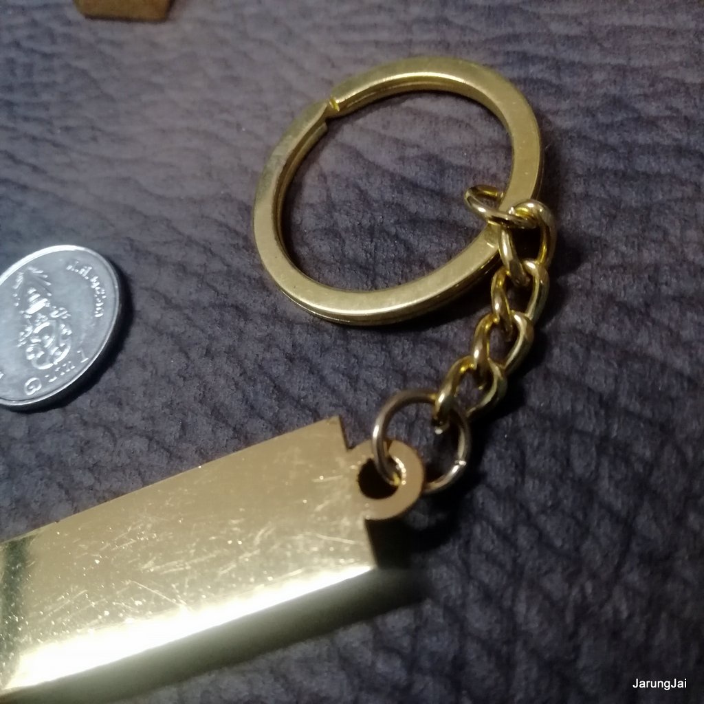พวงกุญแจ ทองคำแท่งจำลอง ส่งจากไทย