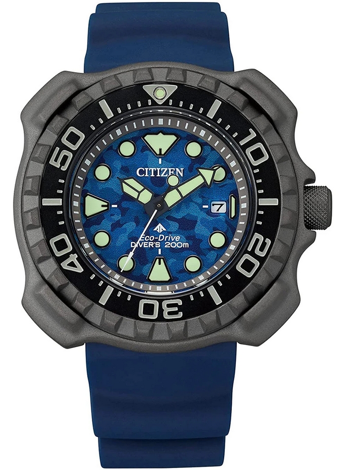 Citizen BN0227-09L นาฬิกาผู้ชาย Promaster Eco-Drive Diver 200 Men's Watch