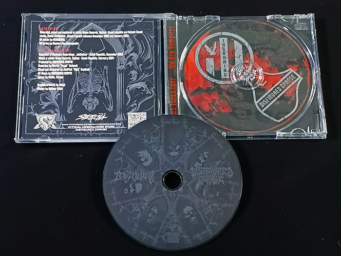 INGROWING / DISFIGURED CORPSE 'One Two Three Four We Are Vampires' Split CD