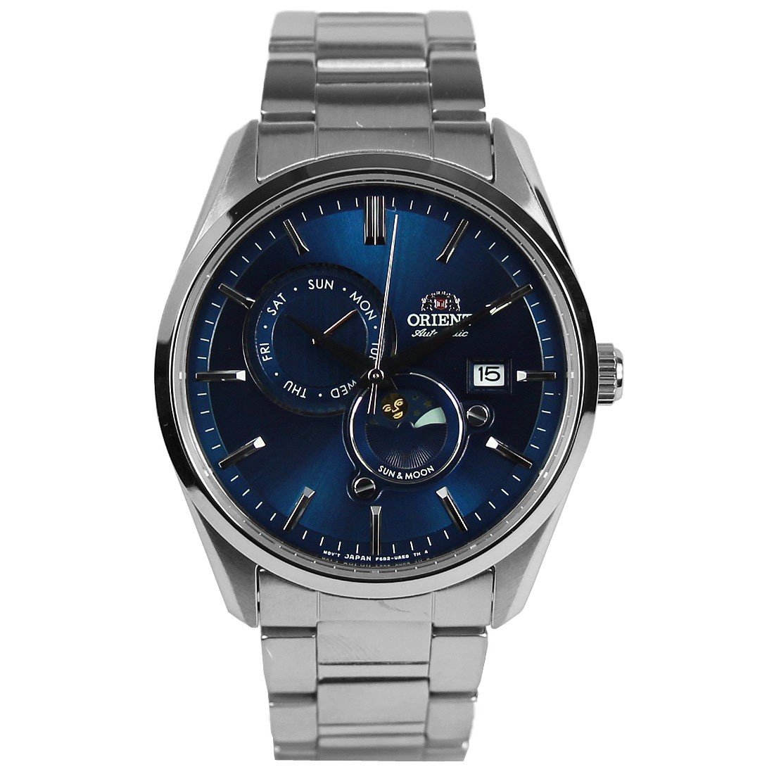 Orient RA-AK0303L10B นาฬิกาผู้ชาย Automatic Sun and Moon Men's Watch