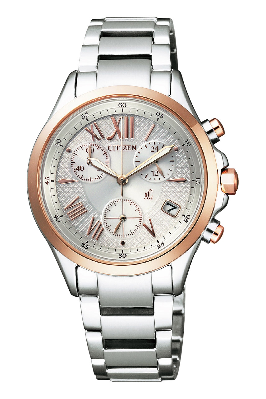 Citizen FB1404-51A นาฬิกาผู้หญิง Eco-Drive XC Chrongraph Duratect Made in Japan Women's Watch