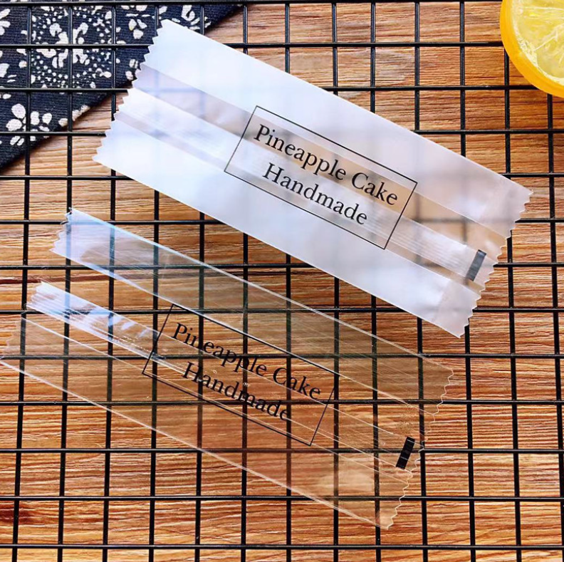 ถุงทาร์ตสัปปะรด อมยิ้ม ซีลขยายข้าง เบเกอรี่ (หลายขนาด) ชุดที่ 2/2