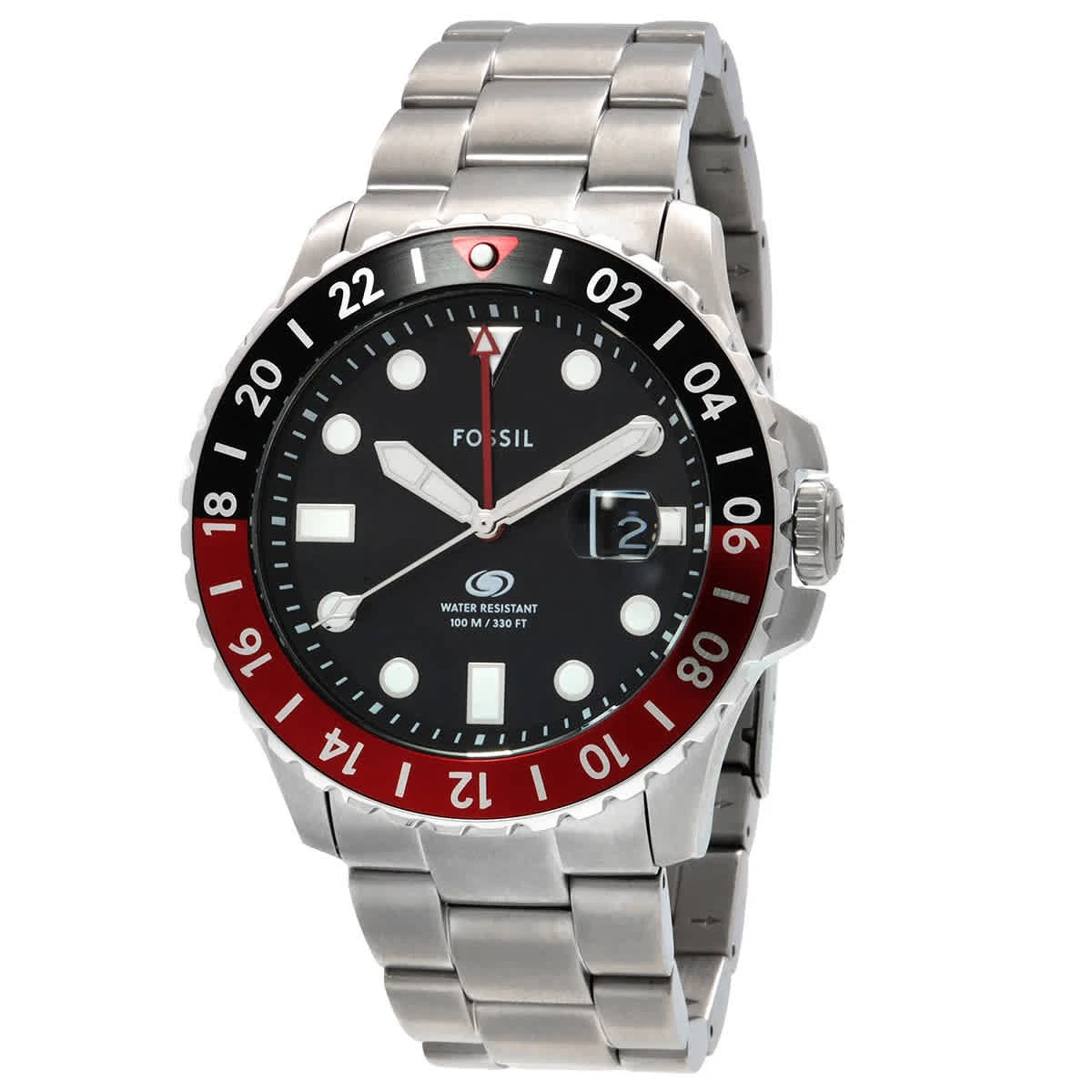 Fossil FS6092 นาฬิกาผู้ชาย Quartz GMT Men's Watch