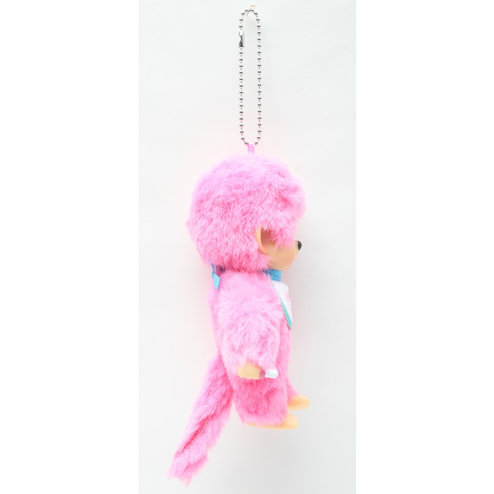 [PRE-ORDER] พวงกุญแจ ตุ๊กตา ม่อนชิชิ สีชมพูเบอร์รี่ Monchhichi COLORS Keychain Berry Pink Size SS นำเข้าจากญี่ปุ่น モンチッチCOLORS キーチェーン ベリーピンク