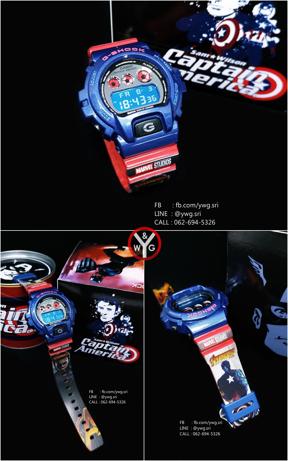 G-SHOCK CUSTOM Captain (DW-6900) Set2