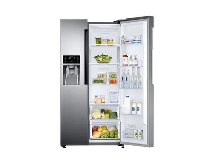 ตู้เย็น ไซด์บายไซด์ SBS 22.5 คิว Samsung รุ่น RS58K6407SL/ST
