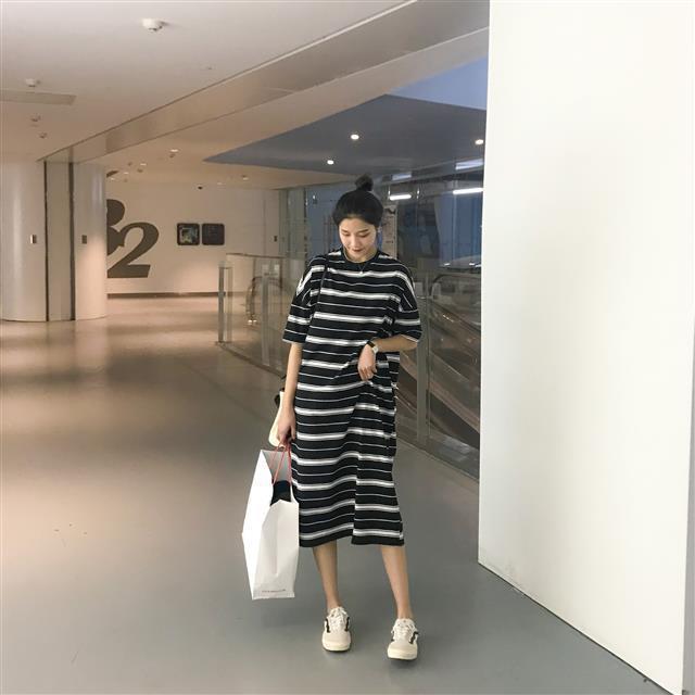 ชุดคลุมท้องแฟชั่นเกาหลี ผ้ายืดตัว เนื้อนิ่ม ใส่สบายค่ะ M L XL XXL