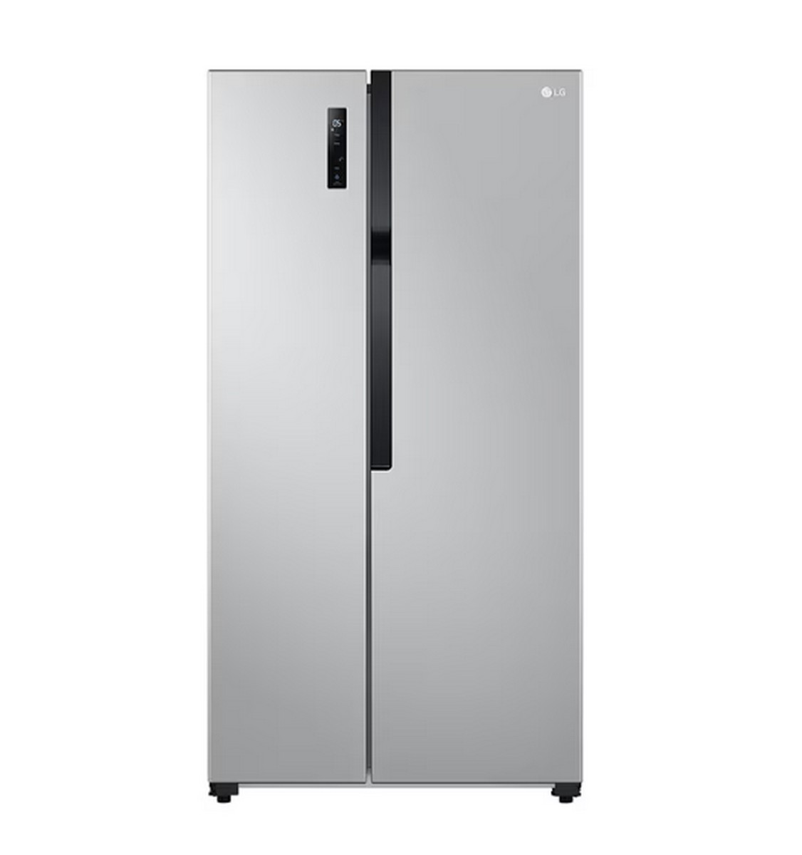 [ผ่อน0%10ด] LG ตู้เย็น SIDE BY SIDE GC-B187JQAM 18.3 คิว สีเงิน (ชลบุรีส่งฟรี)