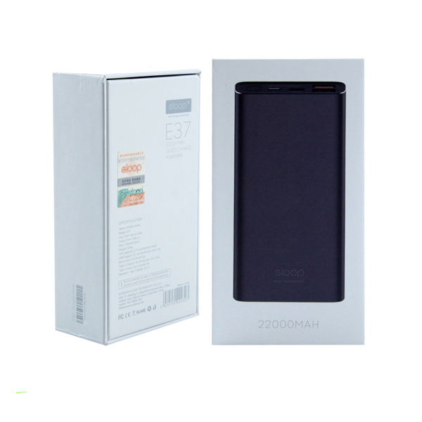 แบตสำรอง Eloop E37 22000 mAh Quick Charge 3.0