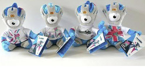 มาสคอต Mandeville ครบชุด 4 แบบ ขนาด 6 นิ้ว
