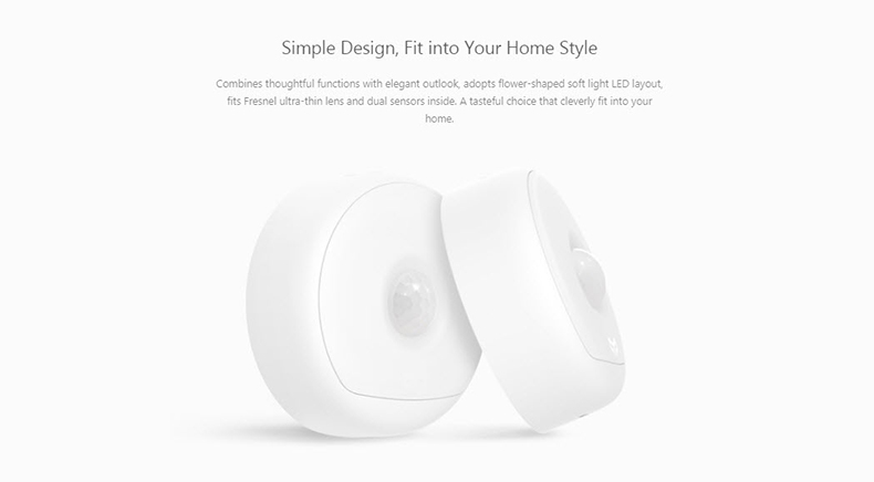 Xiaomi Yeelight Rechargeable Motion Sensor Nightlight - ดวงไฟตวรจจับเซ็นเซอร์กลางคืน Yeelight