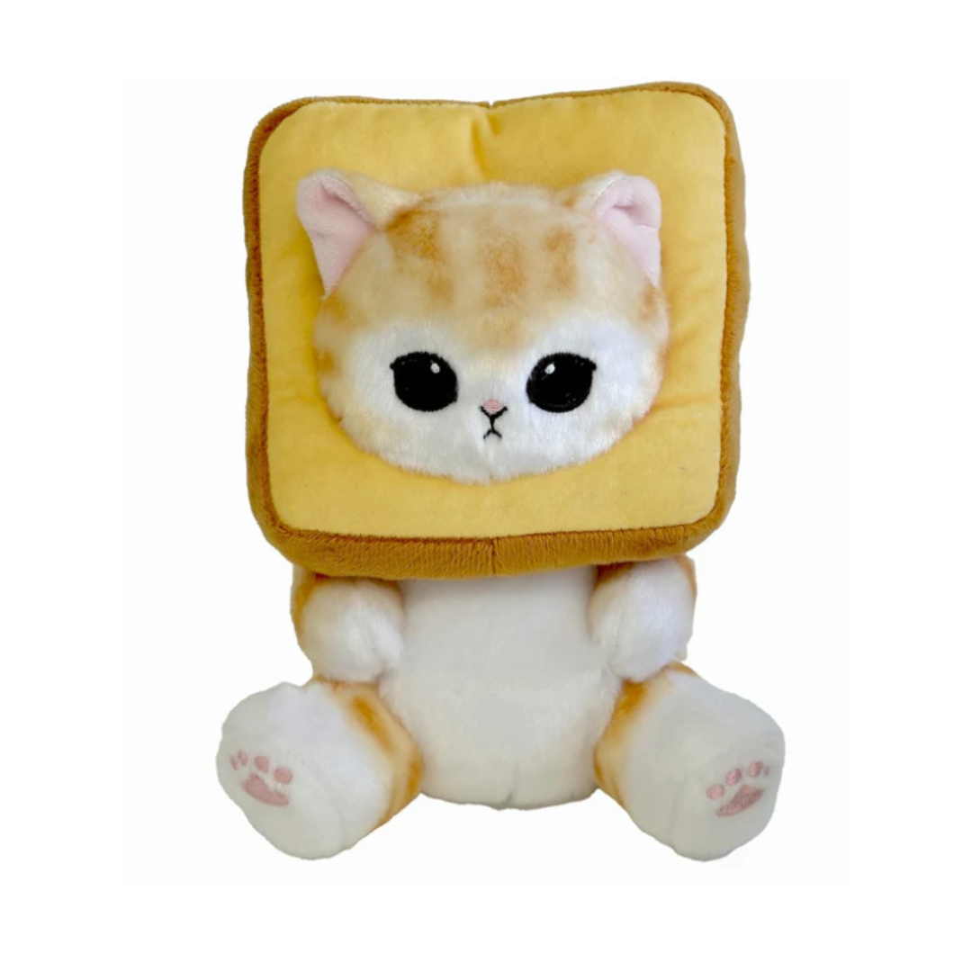 [PRE-ORDER] ตุ๊กตา แมวโมฟุ ขนมปัง Mofusand Pan Nyan ขนาด S 17 x 12 x 17 cm นำเข้าจากญี่ปุ่น โมฟุซาน mofu mofusand ぽてたまぬいぐるみ(パンにゃん)