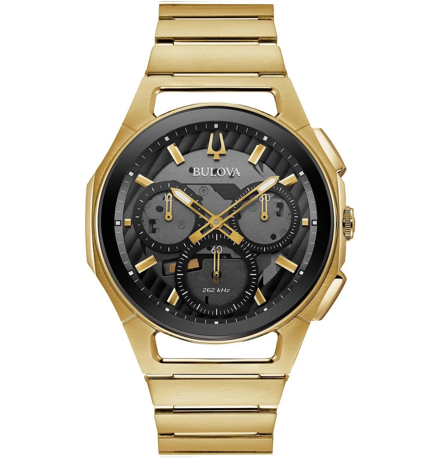 Bulova 97A144 นาฬิาผู้ชาย CURV Chronograph Quartz Men's Watch