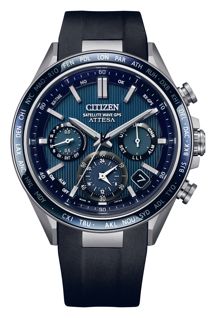 Citizen CC4050-18L นาฬิกาผู้ชาย Eco-Drive Satellite Wave GPS Men's Watch