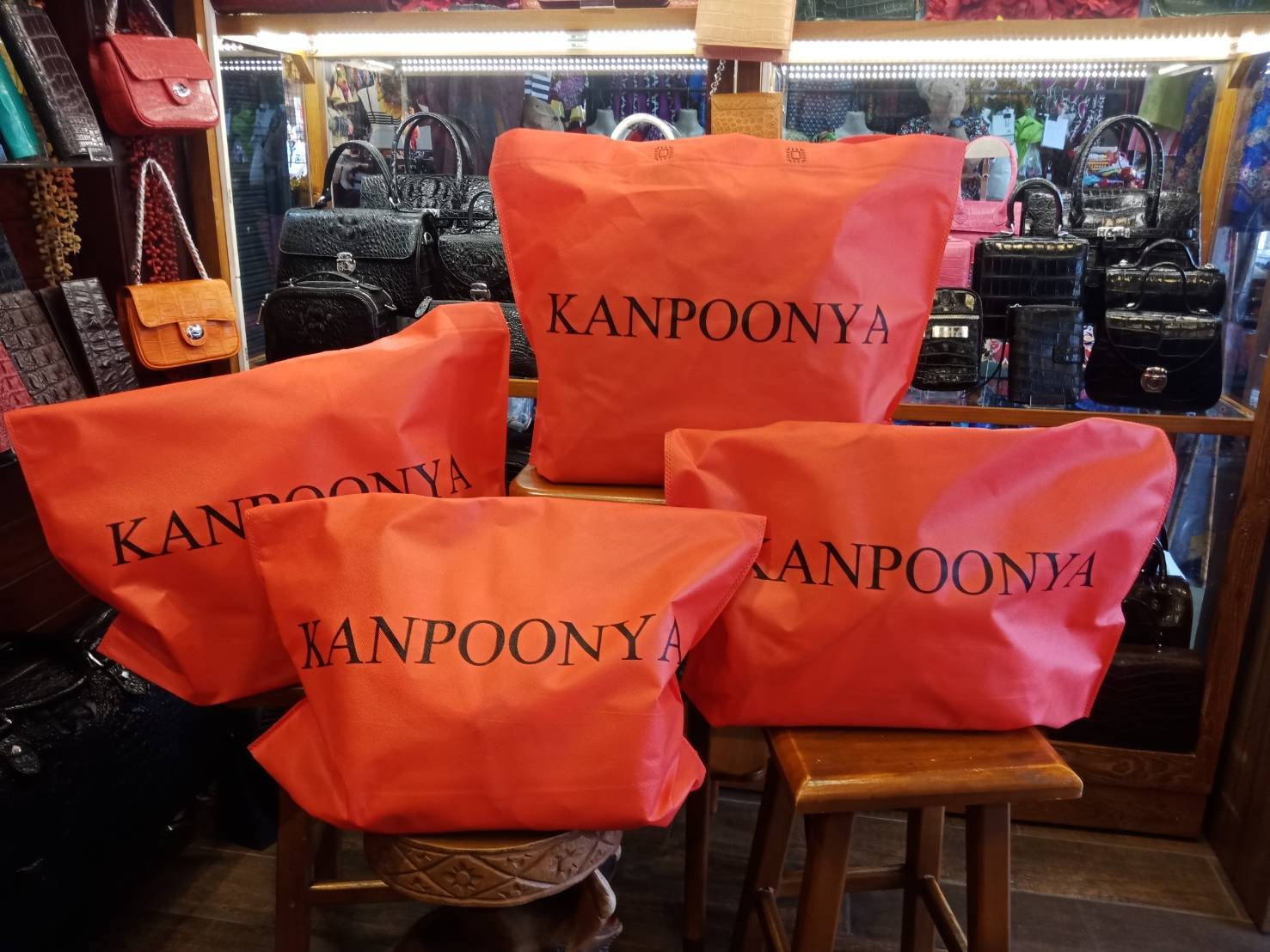 ถุงผ้าสปันบอนด์ งานช๊อต แบบขยายก้น Made To Order