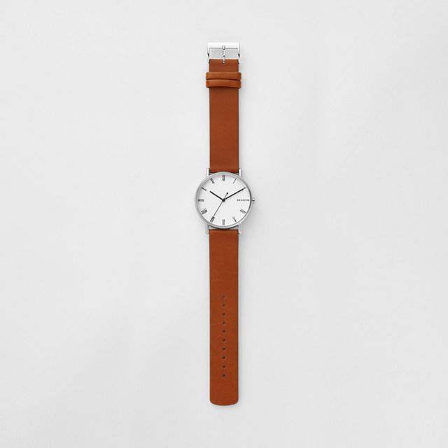 Skagen SKW6427 นาฬิกาผู้ชาย Signatur Brown Leather Men's Watch