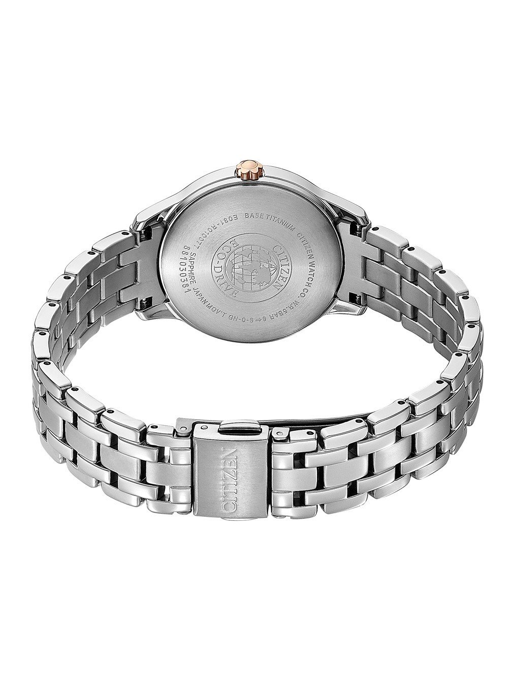 Citizen EM0726-89Y นาฬิกาผู้หญิง Eco-Drive Titanium Women's Watch