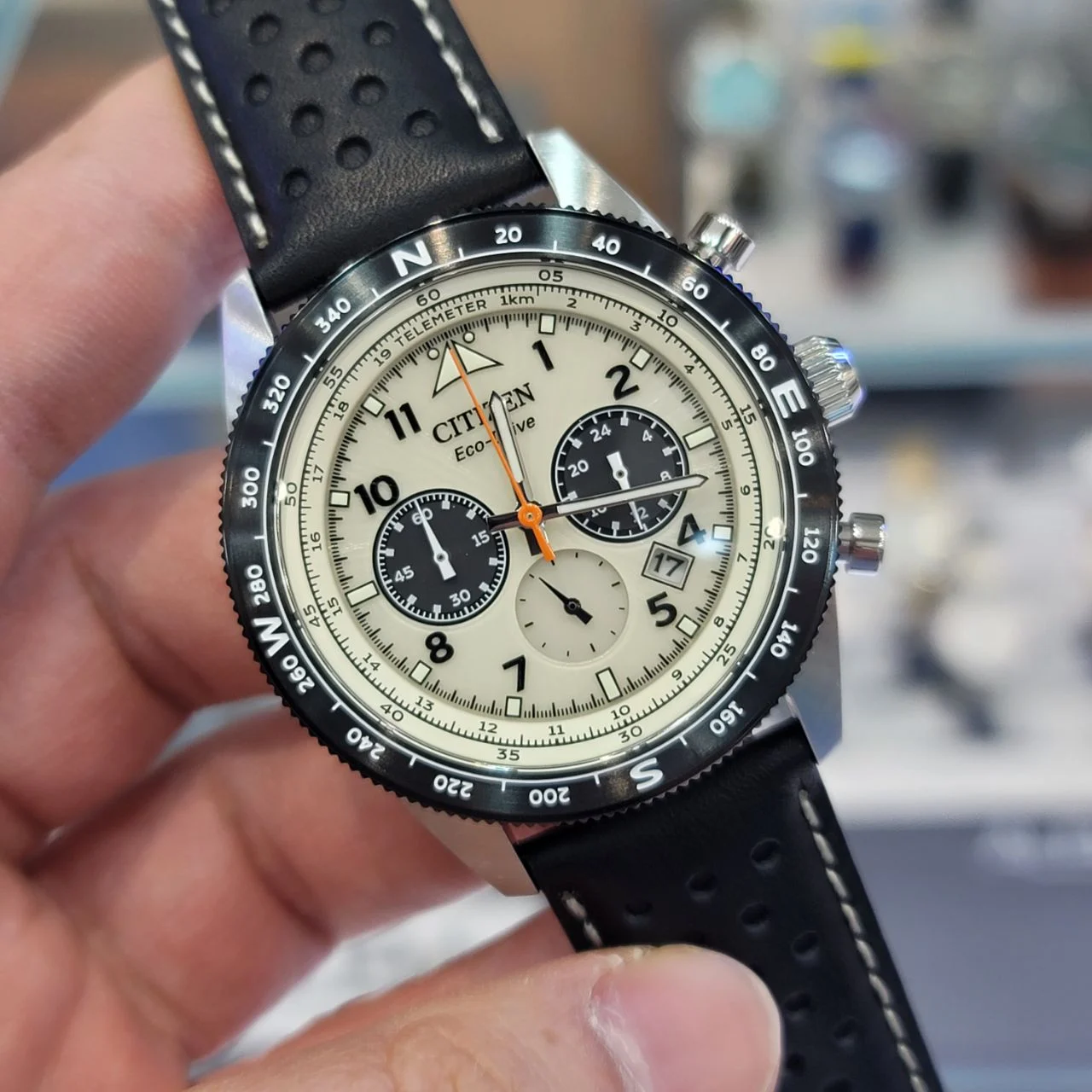 Citizen CA4559-13A นาฬิกาผู้ชาย Eco-Drive Chronograph Men's Watch